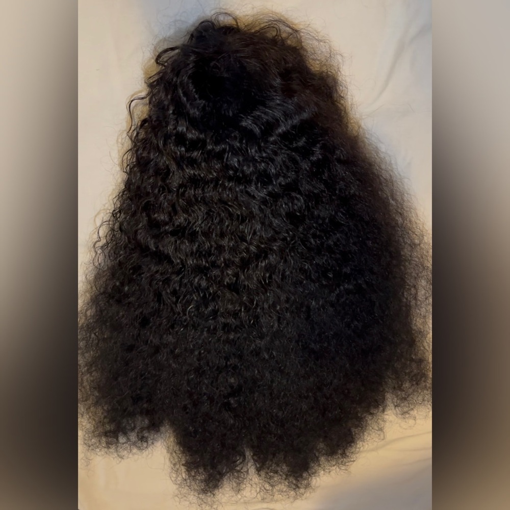 16” Deep Wave Human Hair Wig